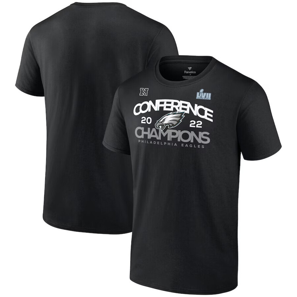 Outerstuff T-Shirt Men's XL Black Philadelphia Eagles 2022 NFC Champions SRT293
